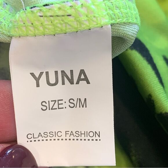 Yuna High Waisted Tie dye leggings size Small/Medium - Picture 5 of 9